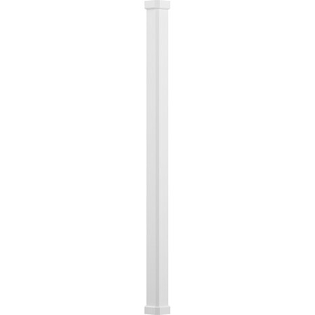 Ekena Millwork 6" x 9' Endura-Aluminum Craftsman Style Column, Square Shaft (Load-Bearing 20,000 lbs) Non-Tapered EA0609ENPSPCRCR
